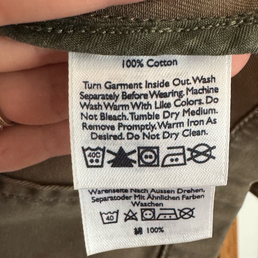 Eddie Bauer Women’s Medium Green 100% Cotton Military Utility Jacket - Picture 9 of 11
